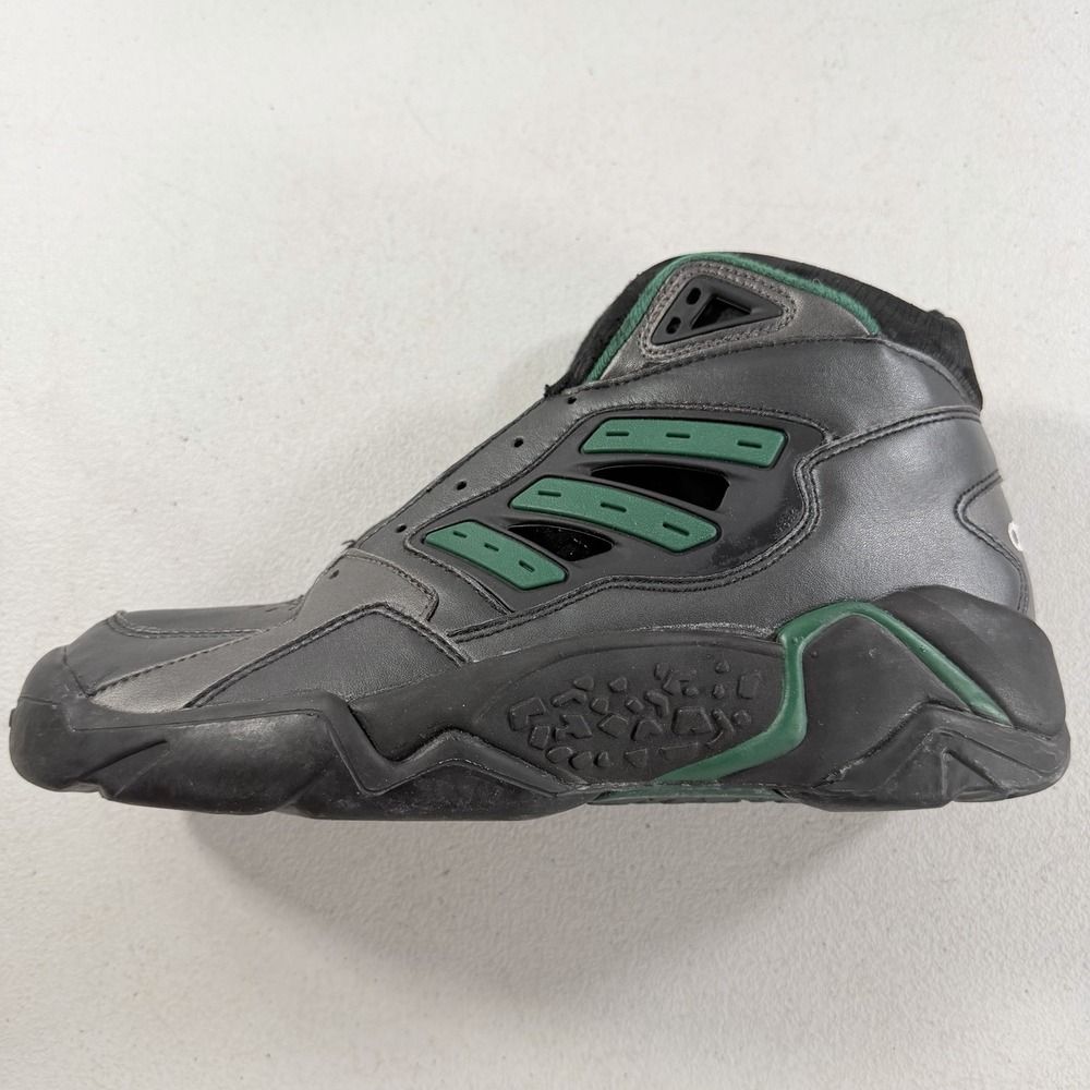 Vintage 1993 Adidas Streetball 2 Men's Basketball Shoes Black Green Size 9.5 - Picture 7 of 16